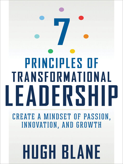 Title details for 7 Principles of Transformational Leadership by Hugh Blane - Available